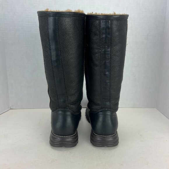 Ugg leather winter boots tall fold over design - Picture 4 of 9